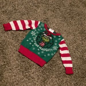 The Grinch 6-9 Month Baby Ugly Sweater “Define Naughty” Christmas Xmas New